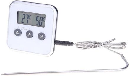 Digitale Oven Thermometers Draadloze Voedsel Koken Bbq Thermometer Lcd Barbecue Timer Probe Temperatuur Keuken Koken Gereedschap 01