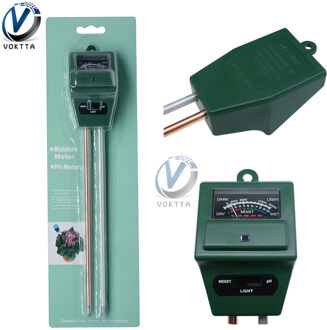 Digitale PH Meter 3 in 1 planten Bloemen Bodem Water Vocht Tester Sensor Monitor Analized Meter voor Aquarium Indoor Tuin plant
