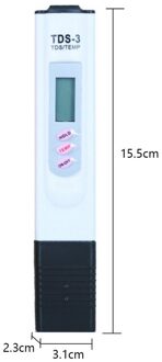 Digitale Ph Portable Lcd Meter Pen Van Tester Nauwkeurigheid 0.01 Aquarium Pool Water Wijn Urine Automatische Kalibratie Meten wit