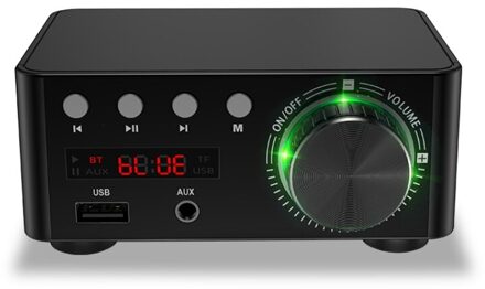 ! Digitale Power Stereo Audio Versterker Bluetooth Geïntegreerde Amp Versterker Mini Bluetooth Versterker Luidspreker zwart