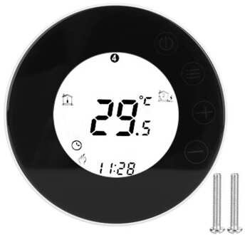 Digitale Ronde Water Verwarming Controle Led Touch Intelligente Thermostaat Temperatuur Controller App Voice Control 95-240V