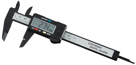 Digitale Schuifmaat 0-150Mm 6-Inch Lcd Elektronische Carbon Fiber Hoogtemeter Micrometer Meten 170mm