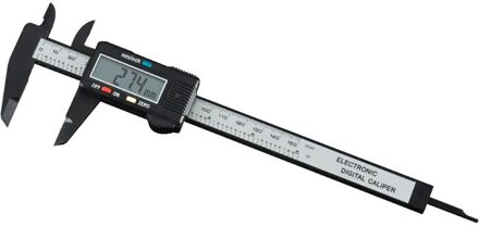 Digitale Schuifmaat 0-150Mm 6-Inch Lcd Elektronische Carbon Fiber Hoogtemeter Micrometer Meten 240mm