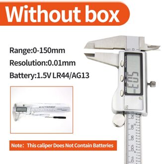 Digitale Schuifmaat Meten 150Mm 6Inch Lcd Elektronische Carbon Fiber Gauge Hoogte Meetinstrumenten Micrometer Metal calipers