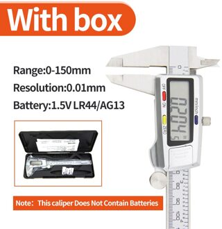 Digitale Schuifmaat Meten 150Mm 6Inch Lcd Elektronische Carbon Fiber Gauge Hoogte Meetinstrumenten Micrometer Plasticcase caliper2