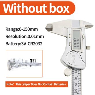 Digitale Schuifmaat Meten 150Mm 6Inch Lcd Elektronische Carbon Fiber Gauge Hoogte Meetinstrumenten Micrometer Waterproof caliper