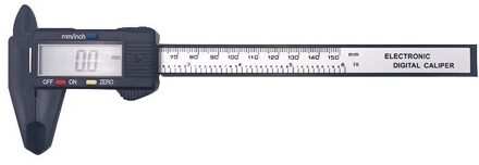Digitale Schuifmaat Meten 150Mm 6Inch Lcd Elektronische Carbon Fiber Gauge Hoogte Meetinstrumenten Micrometer