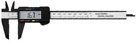 Digitale Schuifmaat Meten 150Mm 6Inch Lcd Elektronische Carbon Fiber Gauge Hoogte Meetinstrumenten Micrometer
