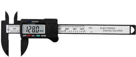Digitale Schuifmaat Meten 150Mm 6Inch Lcd Elektronische Carbon Fiber Gauge Hoogte Meetinstrumenten Micrometer