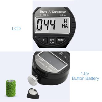 Digitale Shore Hardheid Meter Durometer Digitale Hardheid Tester Shore 0-100H A/C Voor Plastic Leer Rubber multi-Hars