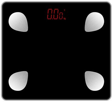 Digitale Smart Badkamer Gewicht mi weegschalen Floor Lichaamsvet Weegschaal Elektronische Weegschaal Bluetooth Led THUIS B mi vet schaal zwart 2