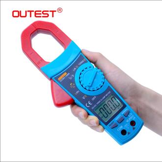 Digitale Stroomtang Ac/Dc Stroom Spanning Condensator Weerstand Tester Multimetr True Rms 6000 Telt Met Achtergrondverlichting Auto Range VC903