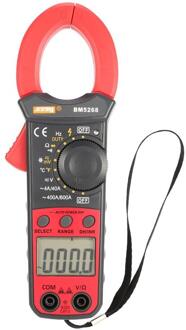 Digitale Stroomtang Szbj BM5268 Multimeter True Rms Ac/Dc Volt Amp Ohm Capaciteit Frequentie Temperatuur Diode Tester