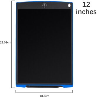 Digitale Tekening Tablet 8.5 "12" Lcd Schrijven Tablethandwriting Pads Elektronische Tablet Board Ultradunne Board Met Pen 12 inches blauw