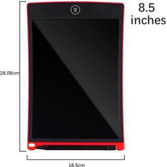 Digitale Tekening Tablet 8.5 "12" Lcd Schrijven Tablethandwriting Pads Elektronische Tablet Board Ultradunne Board Met Pen 8.5 inches rood