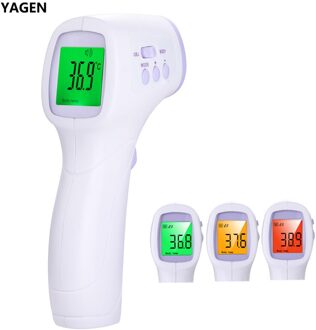 Digitale Thermometer Infrarood Baby Volwassen Voorhoofd non-contact Infrarood Thermometer Met LCD Backlight Thermometer