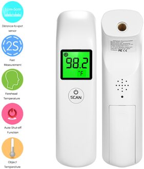 Digitale Thermometer Voorhoofd Non-contact Ir Infrarood Temperatuurmeting Met Kleuren Achtergrondverlichting Digital Display ℃/℉ Nauwkeurigheid type 7