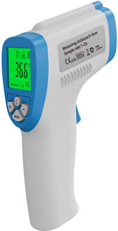Digitale Thermometer Voorhoofd Non-contact Ir Infrarood Temperatuurmeting Met Kleuren Achtergrondverlichting Digital Display ℃/℉ Nauwkeurigheid type 9