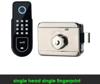 Digitale Toetsenbord Deurslot Vingerafdruk Slot Afstandsbediening Lock Keyless Deurslot Verbergen Sleutel Installeren type 1