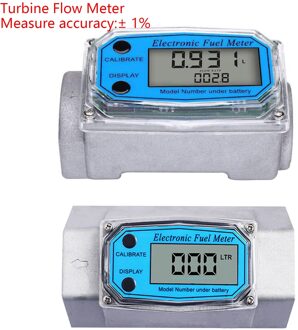 Digitale Turbine Flow Meter Brandstof Diesel Ureum Kerosine Benzine Auto Methanol Water Teller Sensor Indicator Controller Tafels Tool