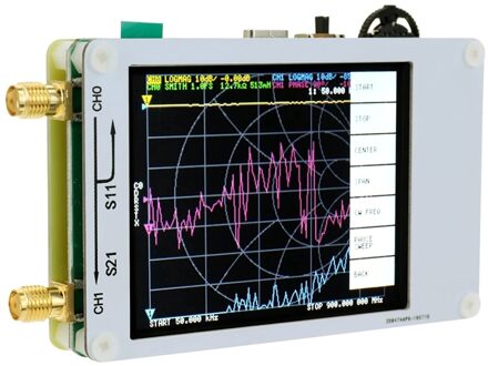 Digitale Vector Netwerk Analyzer Kortegolf Draagbare 50 Khz-900 Mhz Mf Hf Vhf Uhf Antenne Analyzer Staande Golf