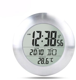 Digitale Waterdichte Voor Water Spatten Badkamer Wandklok Douche Klokken Timer Temperatuur Vochtigheid Keuken Wassen Kamer Timers