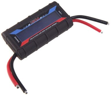 Digitale Wattmeter Hoge Precisie Power Meter Rc Watt Meter Balance Spanning Batterij Analyzer Watt Meter Checker zwart 150A