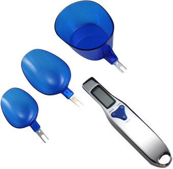 Digitale Weegschaal Lepel LCD Display Keuken Lepel Schaal 500g/0.1g Elektronische Maatlepel Weegschalen met 3 Afneembare wegen Spo