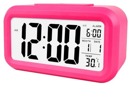 Digitale Wekker Lcd Display Met Kalender Voor Thuis Kantoor Klok Elektronische Kids Klok Led Desktop Digitale Klokken 20MAR20 HT