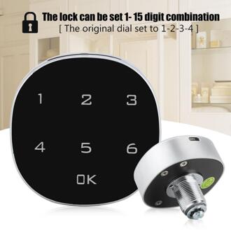 Digitale Zinklegering Wachtwoord Code Lock Combinatie Cam Elektronische Kast Lock Keyless Wachtwoord Veilig Slot elektronisch slot veilig