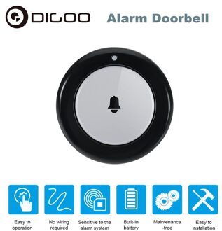 DIGOO DG-HOSA 433MHz Alarm Deurbel Home Security Compatibel met HOSA MAHA 2G 3G Alarmsysteem bescherming