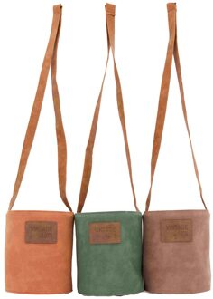 Dijk Natural Collections Bloempot hanger Ø13.5x16cm "leer" verschillende