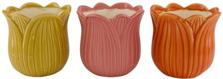 Dijk Natural Collections Bloempot keramiek Ø14xh13cm verschillende