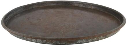 Dijk Natural Collections Dienblad metaal vintage Ø55cm zwart