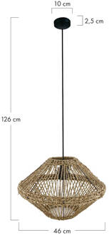 Dijk Natural Collections DKNC - Hanglamp papier 46x46x26cm - Natuurlijk Beige