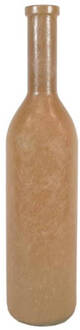 Dijk Natural Collections DKNC - Vaas Durban - Gerecycled glas - 18x75cm - Bruin Beige