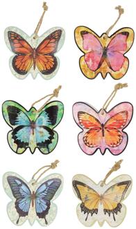 Dijk Natural Collections Hanger vlinder keramiek 16x19cm verschillende