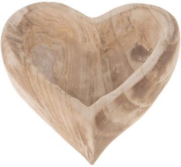 Dijk Natural Collections houten schaal hart