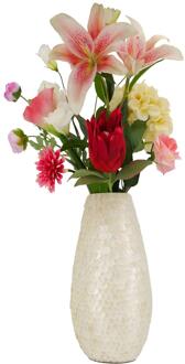 Dijk Natural Collections Kunstboeket tropical serenade 8 stelen verschillende