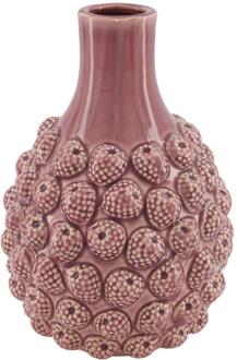 Dijk Natural Collections Vaas framboos keramiek Ø18,5xh27cm roze