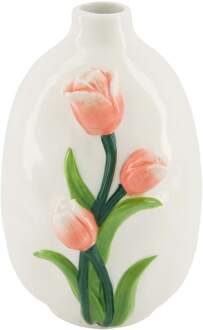 Dijk Natural Collections Vaas keramiek tulp Ø15,4xh23,7cm multi