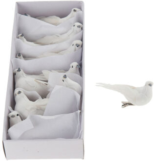 Dijk Natural Collections vogels op clip, 12 stuks