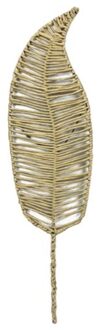 Dijk Natural Collections Wandhanger bladvorm 27x1x118cm XL beige
