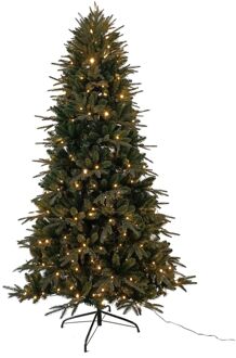 Dijk Natural Collections Wintervalley Trees - Kunstkerstboom Filip met LED verlichting - 210x188cm - Groen