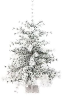Dijk Natural Collections Wintervalley Trees - Kunstkerstboom Ludvig - 120x95cm - Besneeuwd Wit