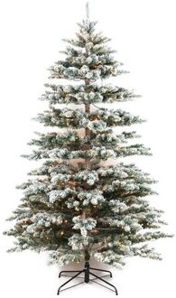 Dijk Natural Collections Wintervalley Trees - Kunstkerstboom Purden - 145x240cm - Besneeuwd Multicolor