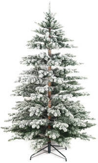 Dijk Natural Collections Wintervalley Trees - Kunstkerstboom Purden - 210x135cm - Besneeuwd Multicolor