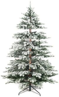 Dijk Natural Collections Wintervalley Trees - Kunstkerstboom Purden - 210x135cm - Besneeuwd Multicolor
