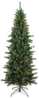 Dijk Natural Collections Wintervalley Trees - Kunstkerstboom Samson met LED verlichting - 210x90cm - Groen