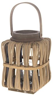 Dijk Natural Collections Woodchip lantaarn, 25 cm